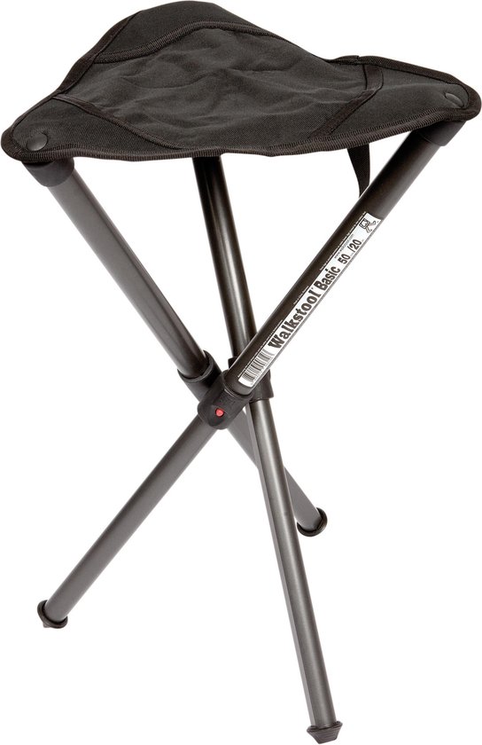 Walkstool 3-poots Krukje - Basic 50cm - Verstelbaar - Antraciet van Walkstool