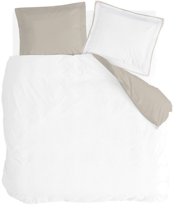 Walra Dekbedovertrek Classy Tencel - 260x220 - 65% Tencel / 35% Katoen BCI - Off White / Beige van Walra
