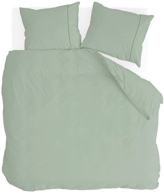 Walra Dekbedovertrek Remade Uni Essence - 240x220 - 100% katoen - Groen van Walra