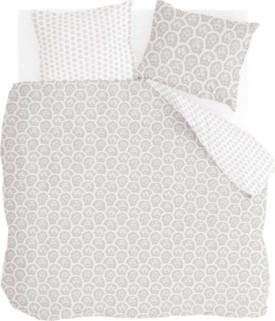 Walra Dekbedovertrek Vintage Memory - 240x220 - 100% Katoen (BCI) - Grijs van Walra