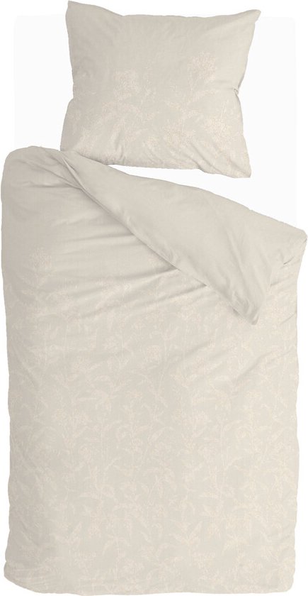 Walra Dekbedovertrek Yarrow Elegance - 140x220 - 100% Katoen (BCI) - Zand van Walra
