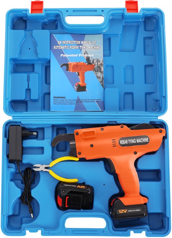 Wapening Bindmachine 220V Elektrisch Handheld - Voor 8-34mm Stalen Bar - 3.4 kg Gewicht - Automatische Bindmachine - Handgereedschap