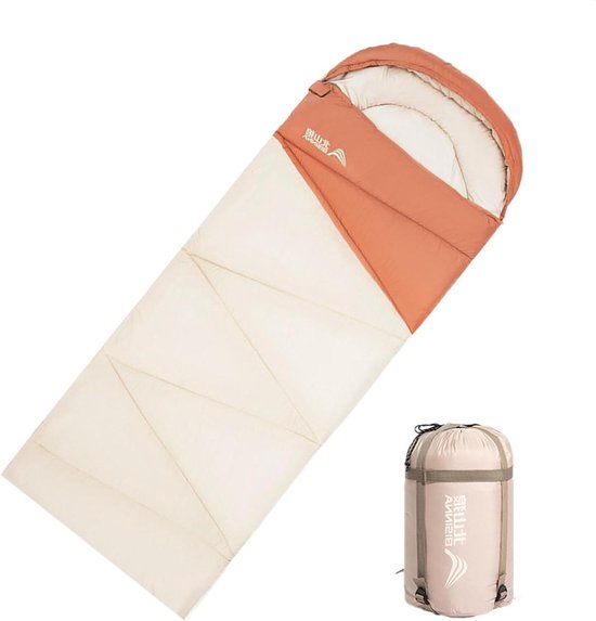 Warme Slaapzak - Compacte Slaapzak - Outdoor Avonturen - Maximale Isolatie - 190x85cm - Enkele Kleur