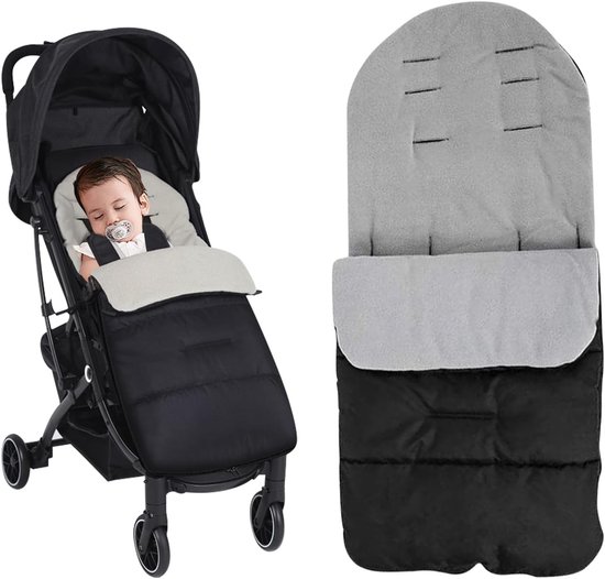 Warme Slaapzak voor Pasgeborenen - Thermische Slaapzak voor Kinderwagen en Buggy, Fleece en Oxford Stof, Ideaal voor de Winter