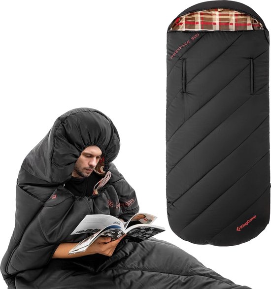 Warme XXL slaapzak voor 3-4 seizoenen met handopening - Perfect voor camping en outdoor