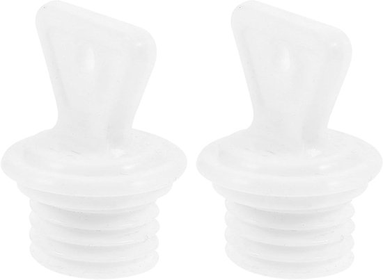 Warmwaterkruik Sluiting - Vervangende Stopper Rubber - Lekvrije Warmte - Hoge Kwaliteit Rubber - 4.5 cm - Wit