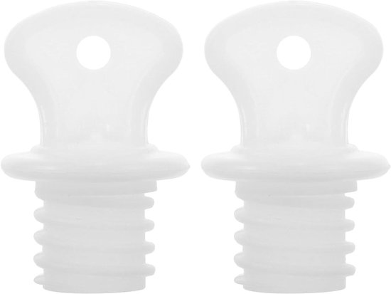 Warmwaterkruik Stop - Warmzak Afsluiting - Warmwaterzak Verwarmen - Gladde Afwerking - 3.6 x 2.4 x 2.4 cm - Zwart van Merkloos