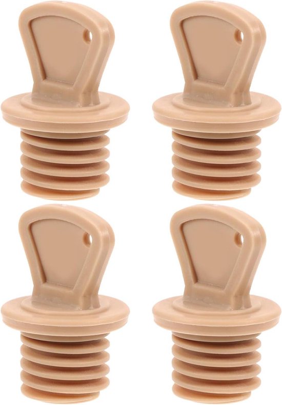 Warmwaterkruik Stoppen - Vervangende Doppen - Warmte Behoud - Lekvrije Afdichting - 4 Stuks - Koffie