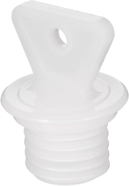 Warmwaterkruik Stopper - Afsluitdop Zak - Lekvrije Afsluiting - Eenvoudige Vervanging - 45 x 35 cm - Wit