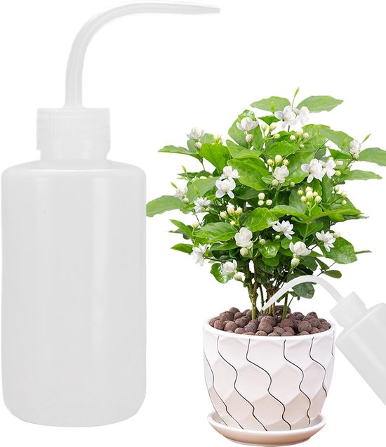 Wasfles: laboratoriumfles, precisiemondstuk, knijpfles van 250 ml