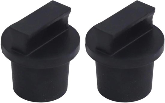 Water Tank Afsluitplug - Rubber Sealing Plug - Roeimachine Onderhoud - Effectieve Luchtdichtheid - 26 mm Diameter - Zwart