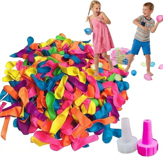 Waterballonnen - Waterbommen Snelvuller - Zomerse Spelletjes - Zelfsluitend - 500 stuks - Kleurrijk