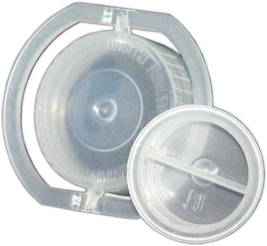 Waterbed Deksel Stop - Waterbed Onderdeel - Waterbed Onderhoud - Gepatenteerde Dwarsbalk - 4cm - Doorzichtig van Merkloos