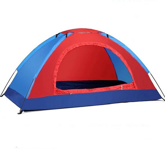 Waterbestendig 2-persoonstent, Snel op te zetten, Lichtgewicht, Windbestendige Koepeltent voor Strand, Festivals, Backpacken, Hiking (Tentkleur willekeurig) van Merkloos