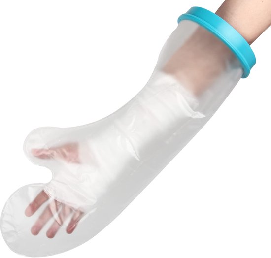 Waterdicht armgips, geschikt om mee te douchen, herbruikbaar armgips voor volwassenen, geschikt voor wonden aan arm, hand, pols, elleboog, vingers, enz. van Merkloos