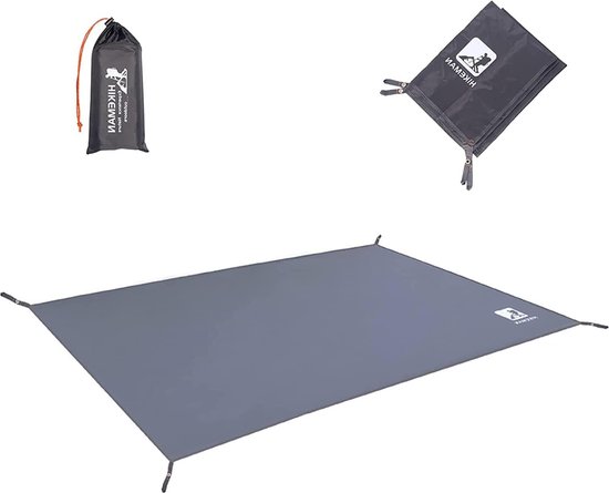 Waterdicht camping tentzeil grondbedekking mat - camping hiking picknick - 240x210cm van Lumaland