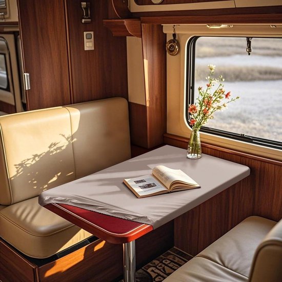 Waterdicht en Antislip Tafelkleed met Elastische Banden voor Buiten en Caravan
