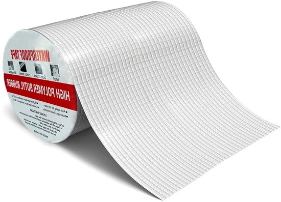 Waterdicht Reparatie Tape - Butyl Aluminiumfolie - Lekkages Dichten - Extreem Sterke Kleefkracht - 5 Meter x 20 cm - Zilverkleurig