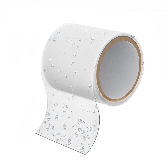 Waterdicht Reparatieband Transparant voor Zwembaden, Daken en Goten van Merkloos