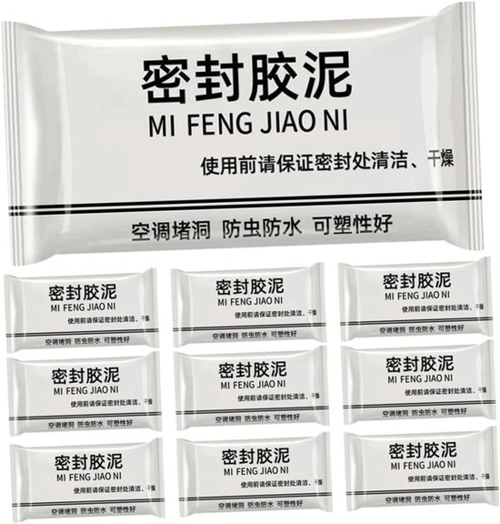 Waterdichte Afdichtingsklei - Reparatie Kit - Afvoerreparatie Dichten - Compacte Multifunctionele Kit - 13x5.5x1.5CM - Wit van Merkloos