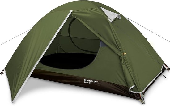 Waterdichte Camping Tent met Draagtas - Compact en Ultralicht voor 1-4 Personen van Merkloos