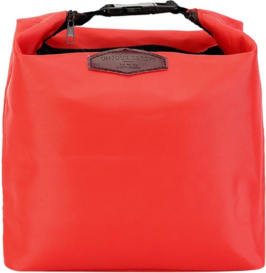 Waterdichte Koeltas - Draagbare Praktische Opbergtas - Rood van Merkloos