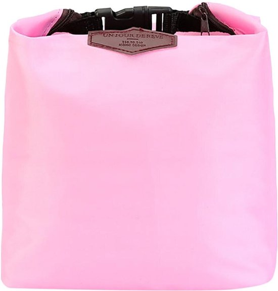 Waterdichte Koeltas - Draagbare Praktische Opbergtas - Roze van Merkloos