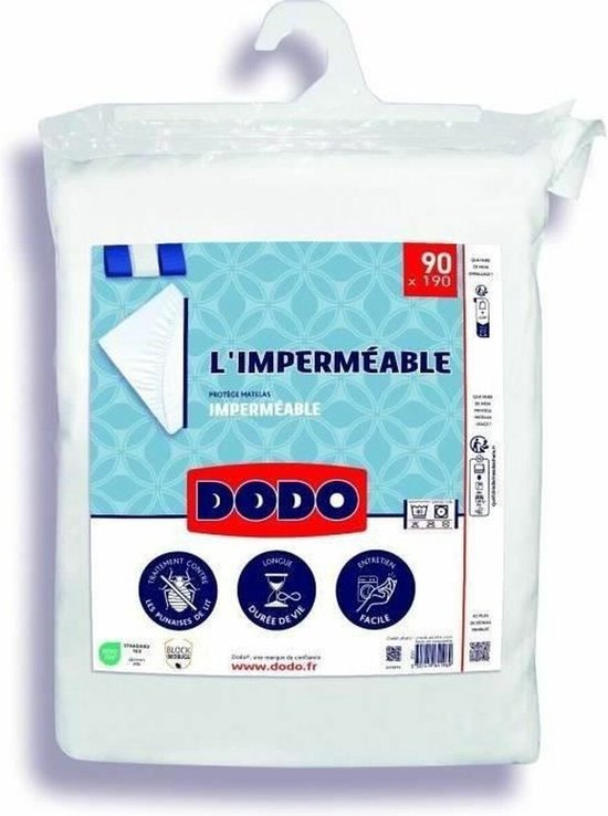 Waterdichte matrasbeschermer - 90x190 cm - katoen/polyester - anti -bedwantsen van BedCare