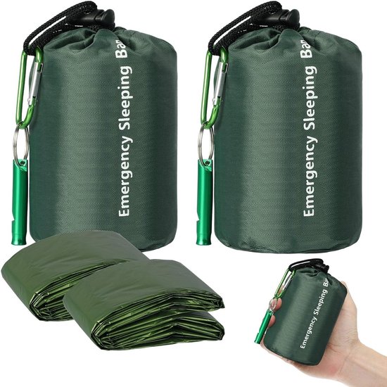 Waterdichte Noodslaapdekens 2-Pack voor Camping en Wandelen van Bearhard