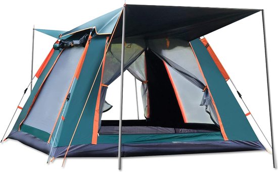 Waterdichte outdoor lichte pop-up werptent voor 3-4 personen-kamperen-backpacking van Merkloos