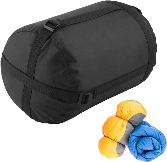 Waterdichte Pakzak - Compressie Tas - Outdoor Opbergen - Lichtgewicht Ontwerp - 23.7 x 12.6 cm - Zwart
