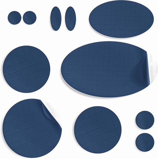 Waterdichte Reparatiedoekjes Zelfklevend voor Kleding, Tenten en Slaapzakken (11 Stuks) van Merkloos