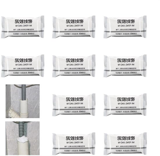 Waterdichte reparatieklei - Vormbare patches - Gaten vullen - Snelle reparatieblokken - Set van 10 - Niet gespecificeerd
