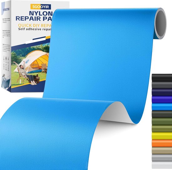 Waterdichte Reparatiepleisters Nylon Zelfklevend voor Tenten en Kleding