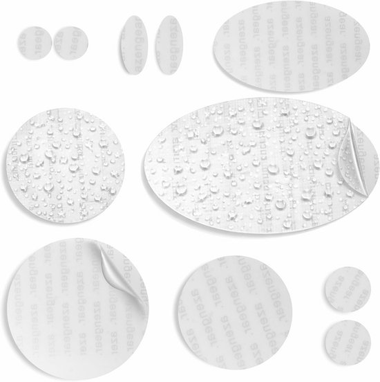 Waterdichte Reparatiepleisters Zelfklevend voor Kleding en Kampeerspullen (11 Stuks) van Merkloos