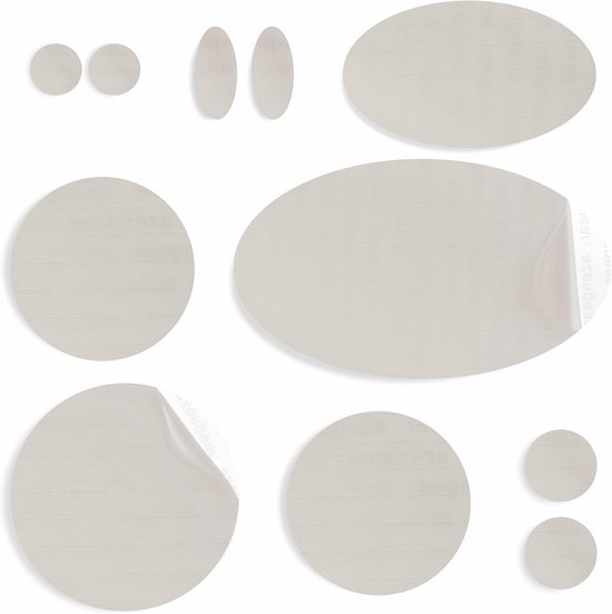 Waterdichte Reparatiestickers voor Kleding en Tenten - Scheurvast Nylon & Polyester Patches (11 stuks) van Merkloos