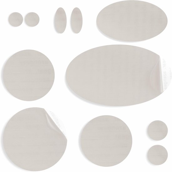 Waterdichte Reparatiestickers voor Kleding en Tenten - Scheurvast Nylon & Polyester Patches (11 stuks) van Merkloos