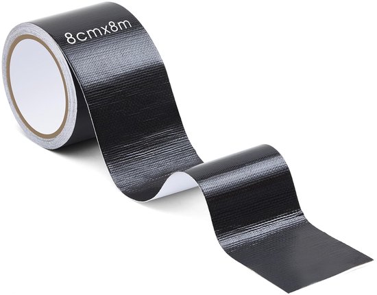 Waterdichte Reparatietape voor PE-zeilen en Dekzeilen - Sterke Zelfklevende Zwarte Buitenband