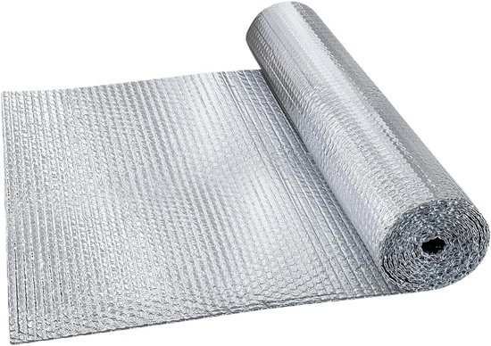 Waterdichte Thermische Bubble Isolatieplaat voor Raamisolatie | Aluminiumfolie Isolatie voor RV-Dak, Garagedeur en Auto's