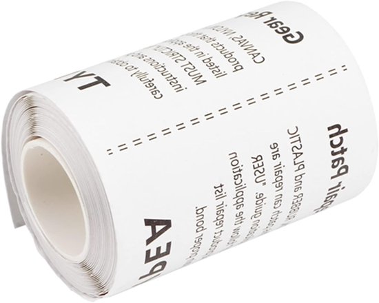 Waterdichte TPU sticker voor reparaties, transparante tape met sterke hechting, UV- en vochtbestendig voor discreet herstellen van opblaasbare voorwerpen van Merkloos