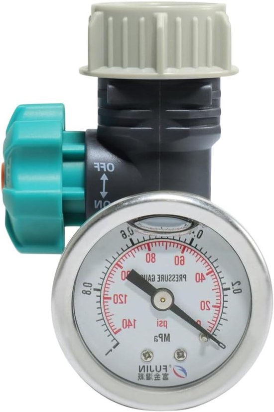 Waterdrukregelaar - Irrigatiecontroller - Tuin Bewateren - Handmatige Fijnafstelling - 3.2x2.4x8.6cm - Zoals afgebeeld