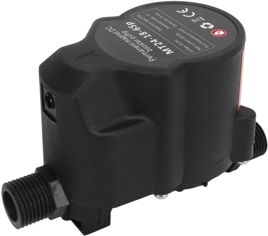 Waterdrukversterker Pomp - Rood Koper Douche Pomp IP56 DC24V voor Badkamer (EU Plug) van Merkloos