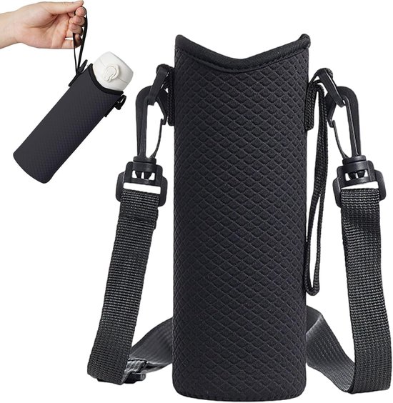 Waterfleshouder - Draagbare koele mouw, geïsoleerde waterfles hoes met polsband, lichtgewicht reisaccessoire - Mannen Vrouwen Camping Reizen Gym Wandelen Outdoor Picknick
