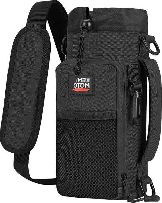 Waterfleshouder neopreen draagbare drinkflessenhouder met verstelbare schouderriem voor kamperen fietsen reizen bottle bag van Apofly