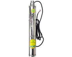 Waterpomp - Solar DC Diepe Put Pomp - Diepe Put Dompelpomp - 750W - Roestvrij Staal - Zilver van Merkloos