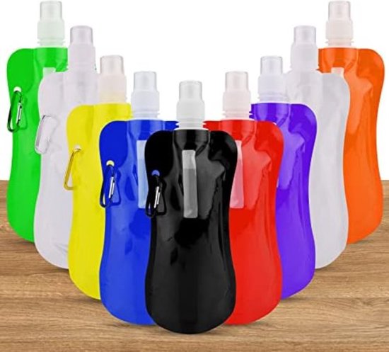 Waterzak Festival - Drinkzak - 500ml - Pak van 8 van Bumpli