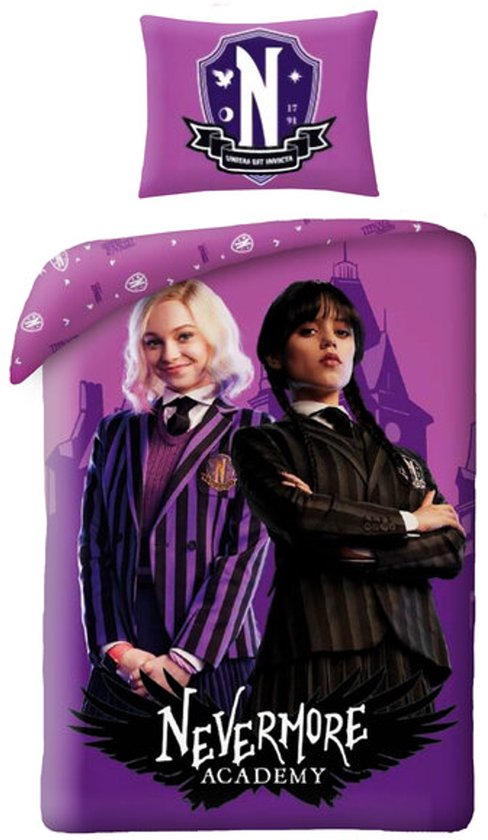 Wednesday Dekbedovertrek Best Friends - 140 x 200 + 70 x 90 cm - Polyester van Merkloos