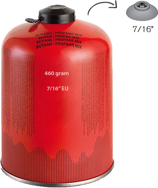 Wegwerpcilinder gaspatroon "Red" Propaan 460 gram 7/16"EU - geschikt voor Sous vide - Solderen - Kamperen - Cartouche - passend Mr Heater buddy van ExpressShopper