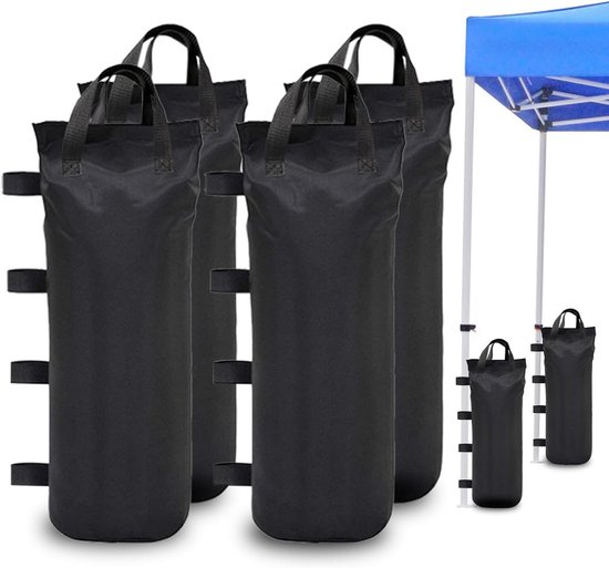 Weights for Gazebo Sandbags Refillable Reusable Folding Tent 800D Oxford Bag Pack of 4