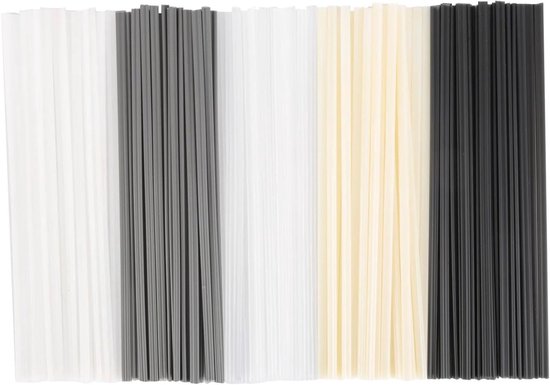 Welding Staven voor Plastic Reparatie, ABS/PVC/PE/PP, Set van 50 Stuks voor Efficiënt Lassen en Herstellen van Kunststof